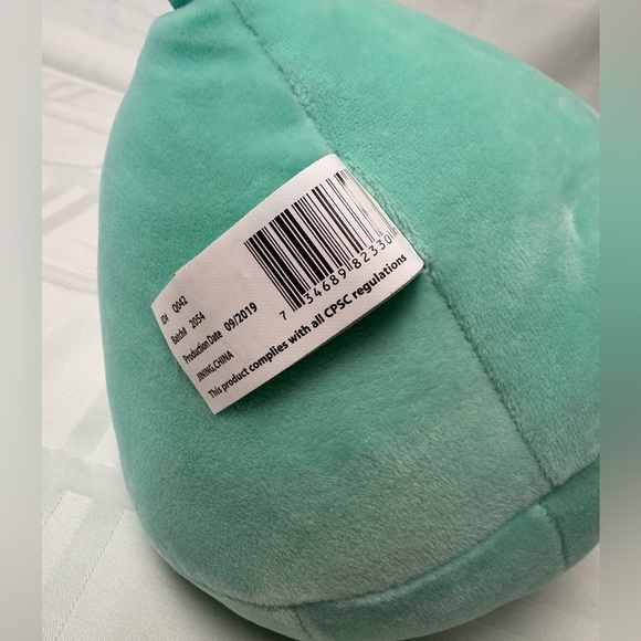 Squishmallows Chick 8' Peep Teal Green Plush Easter Plush Soft Green Cuddle - Picture 5 of 6